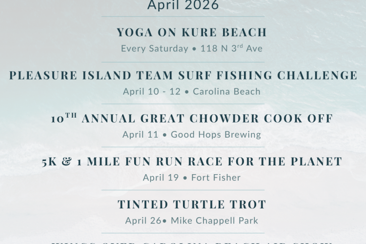 Pleasure Island Events April 2026
