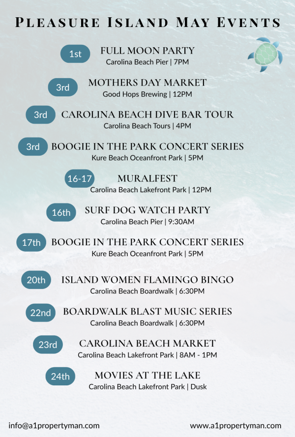 May 2026 Pleasure Island Events