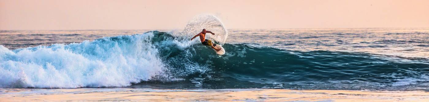 Surfer on the water